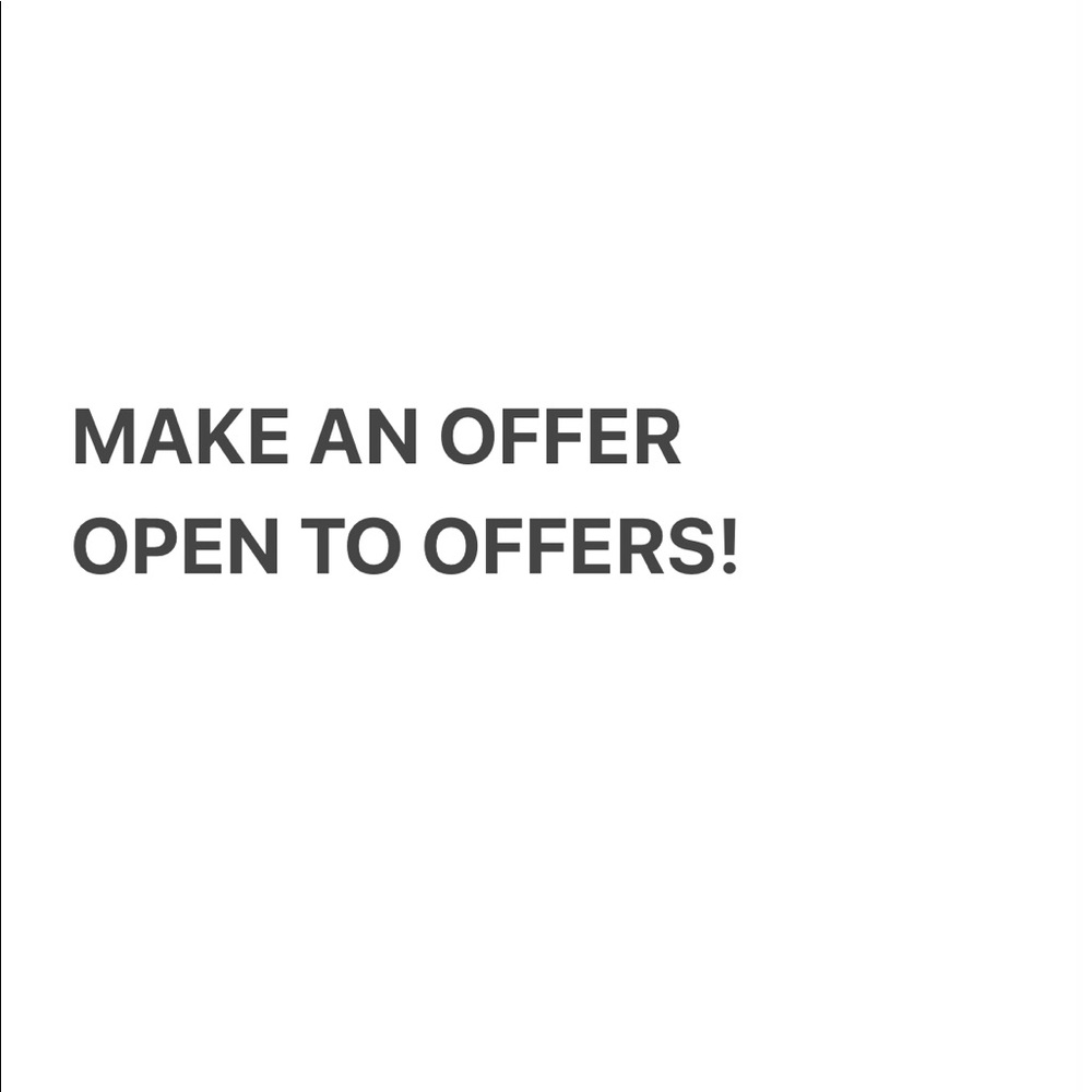 Make an offer 😊